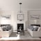 Ekena Millwork Melonie Ceiling Medallion (Fits Canopies up to 6 3/8"), 16"OD x 3 5/8"ID x 3/4"P, Black Pearl CM16MLBPS - alternate 3